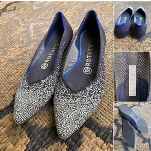 Rothys Slate Metallic Points Discontinued